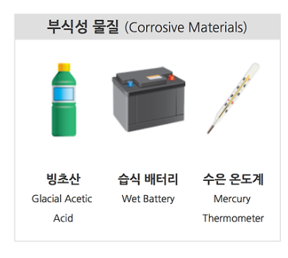부식성 물질